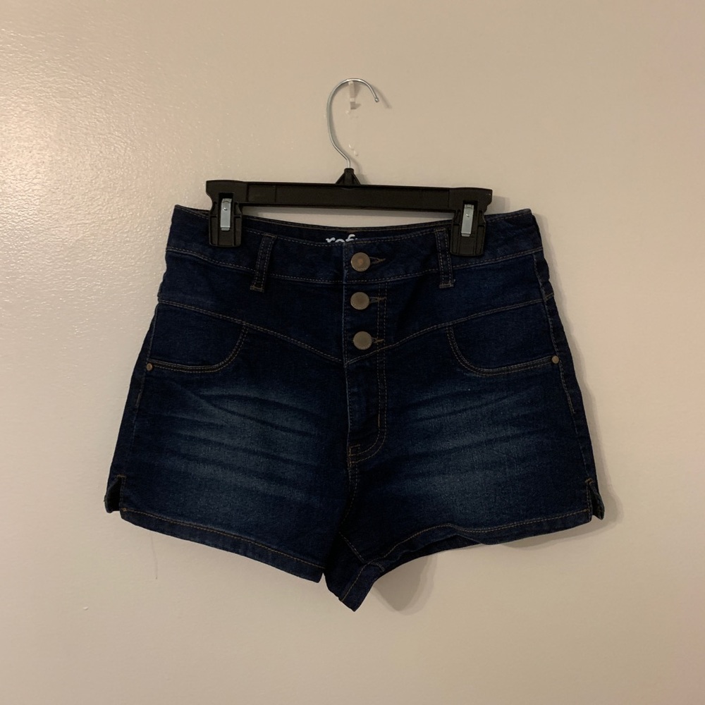High Waisted Denim Shorts